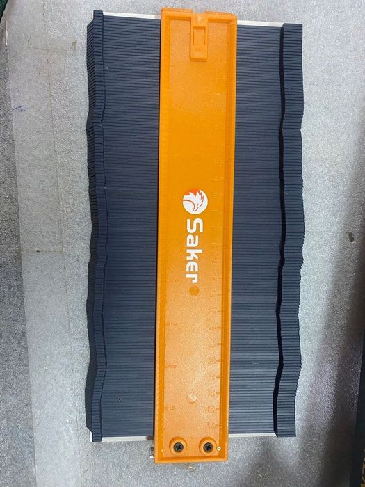 szablon kształtów duży wzornik przymiar 2x25-27cm saker