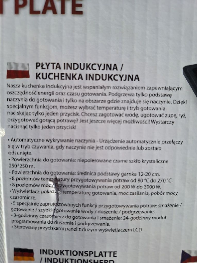 Kuchenka indukcyjna firmy Esper - Krakatau