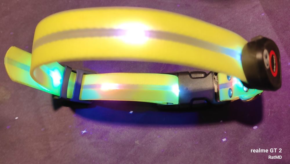 Świecąca obroża dla psa ładowana na USB