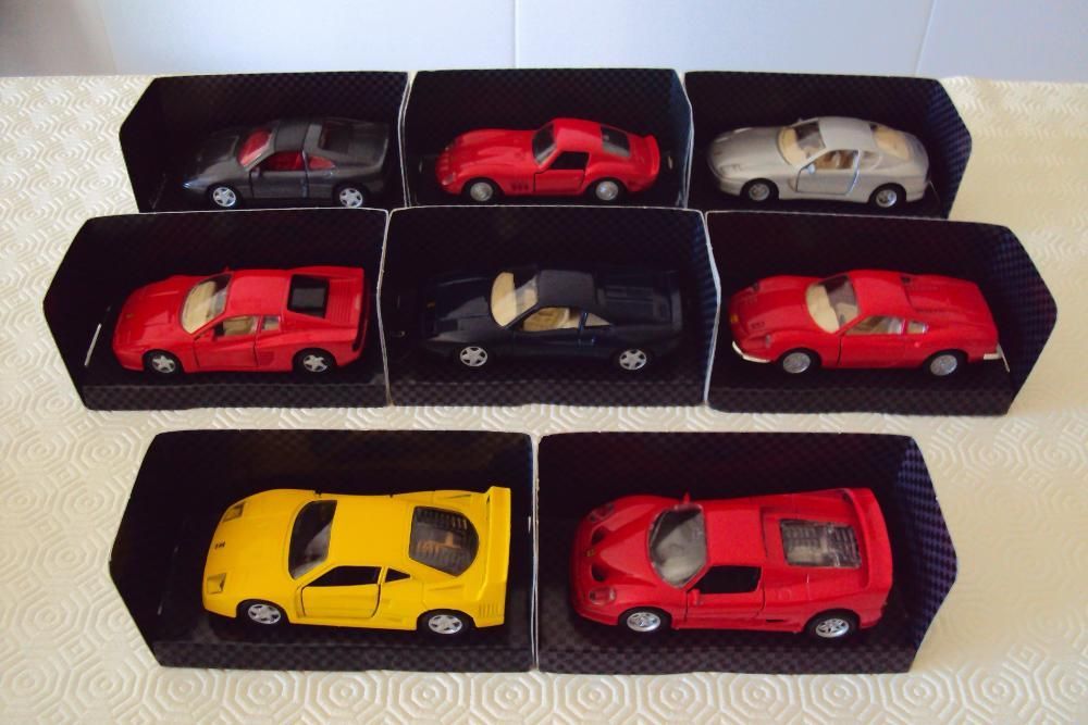 Coleção de 8 FERRARI (Shell) - Oferta dos portes