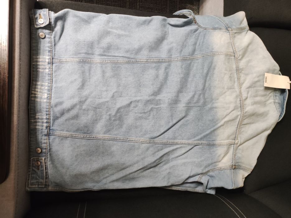 Піджак джинсовий новий жіночий подовжений 46-48розмір