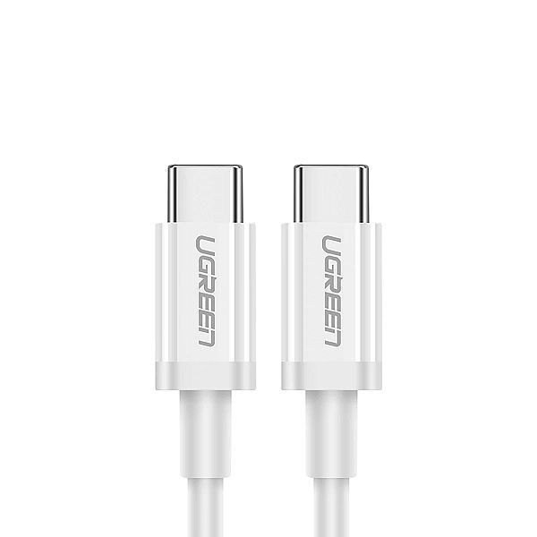 Kabel Ugreen Us264, 60517 Usb-c / Usb-c Pd Qc Afc 0.5m - biały