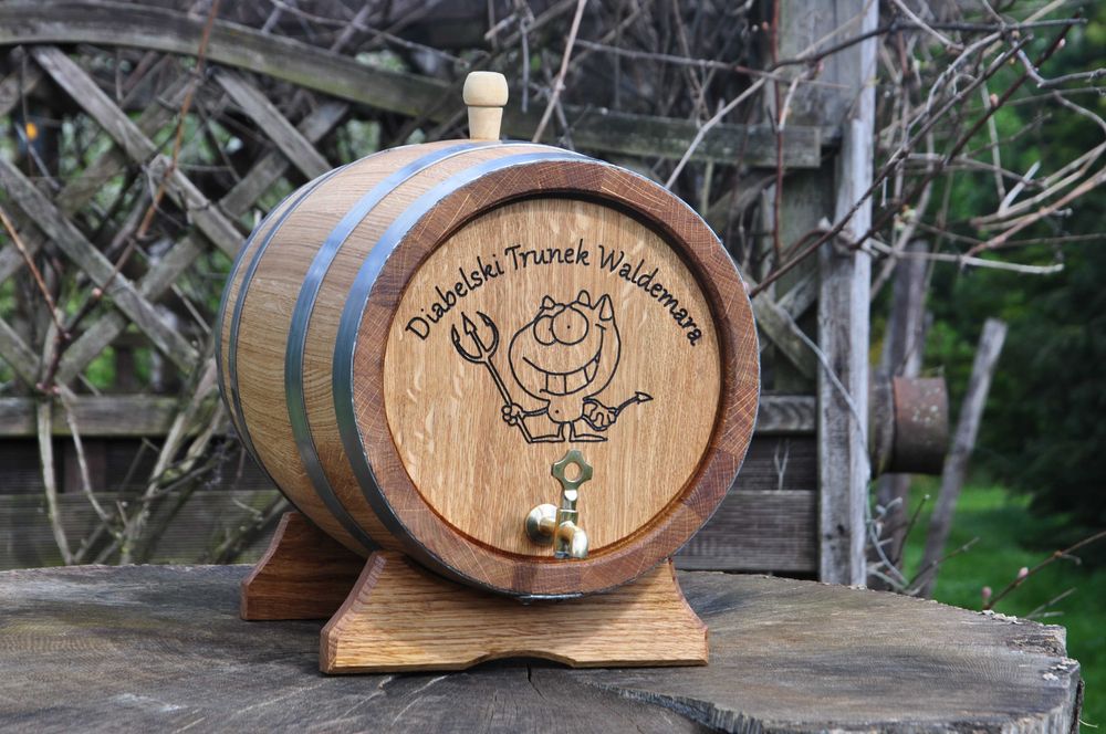 Beczka Dębowa 3L 4L 5L 10L 15L 20L Grawer Opalanie Na whisky bimber