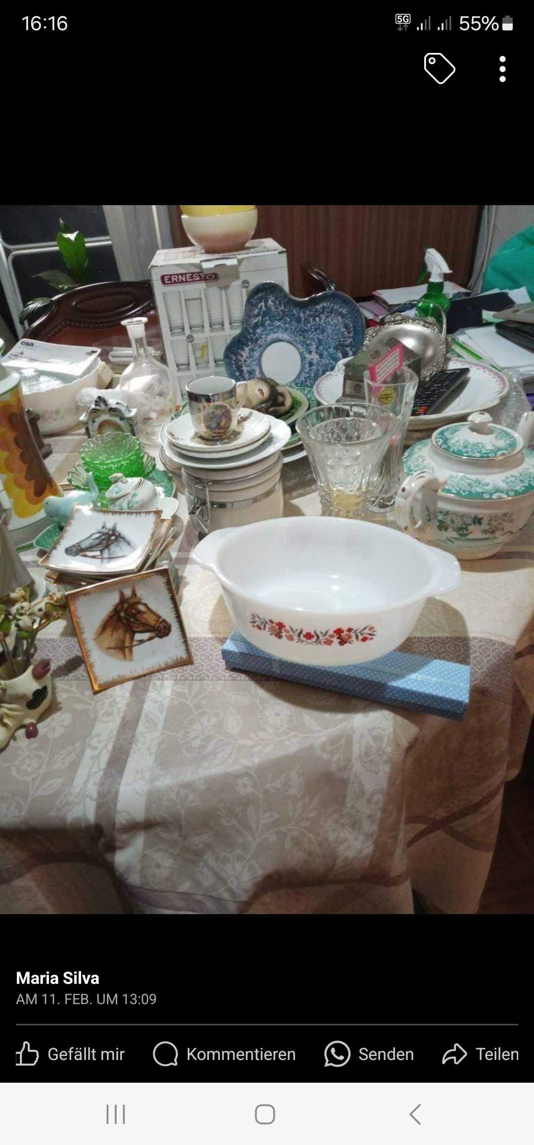 Recheio de Casa Loiças Porcelanas Bibelos