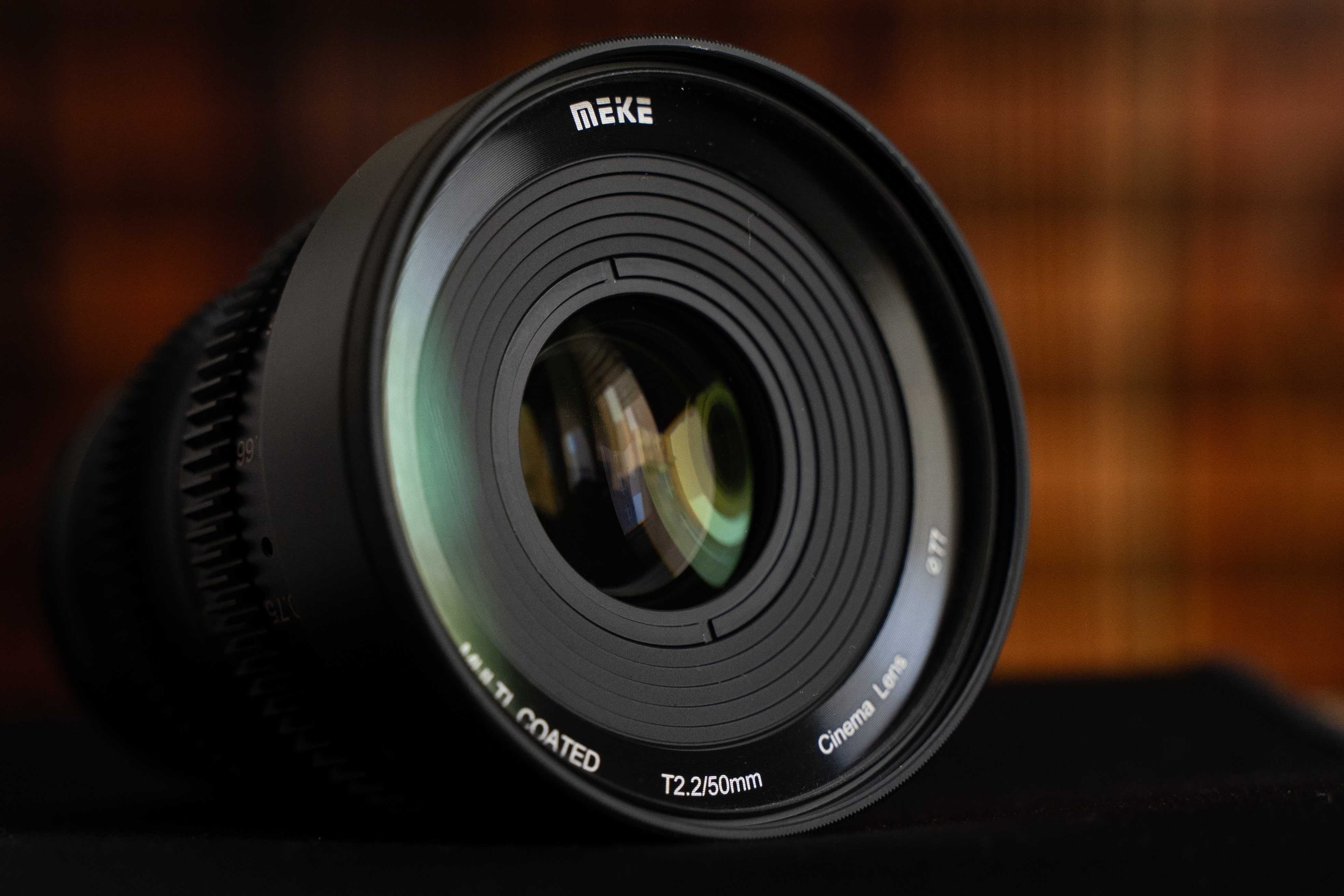 MEIKE 50mm T2.2 Cinema Prime Lens (MFT Mount) + Hoya UV
