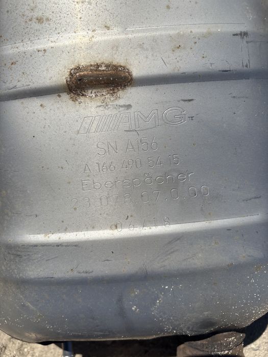 Wydech tłumik Mercedes GLE W292 AMG 3.0 V6