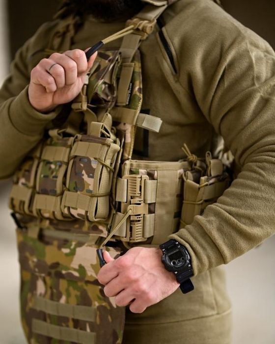 Плитоноска Single Sword мультикам 4 точки скидання