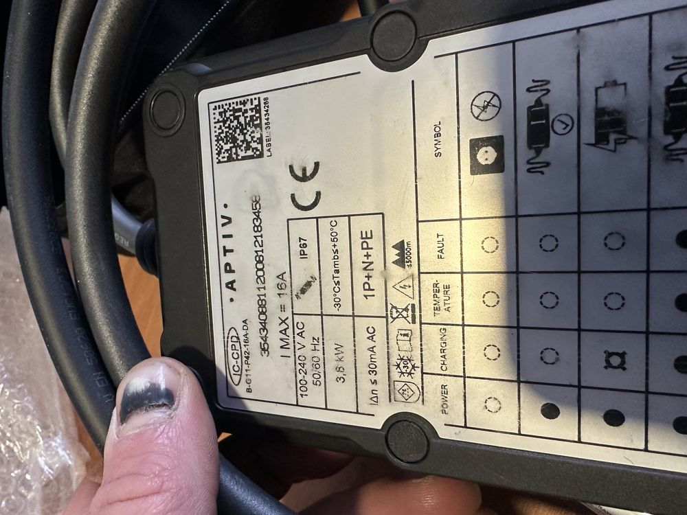 Зарядка mercedes 3,6kw,220v,16a,a0005837403