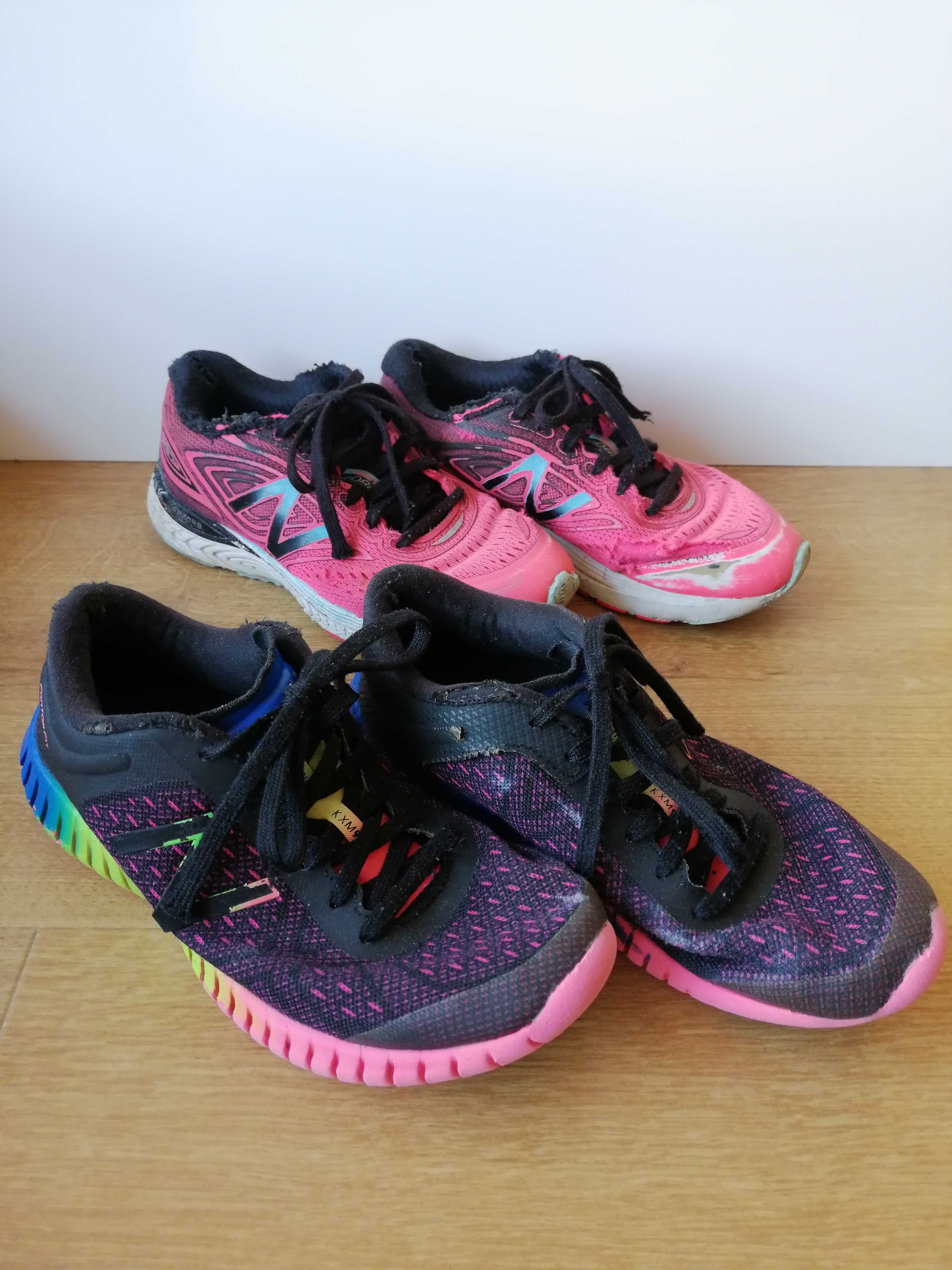 Sportowe buty do biegania New Balance dla dziewczynki rozmiar 33
