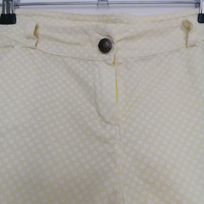 Szorty damskie żółto-białe L/XL