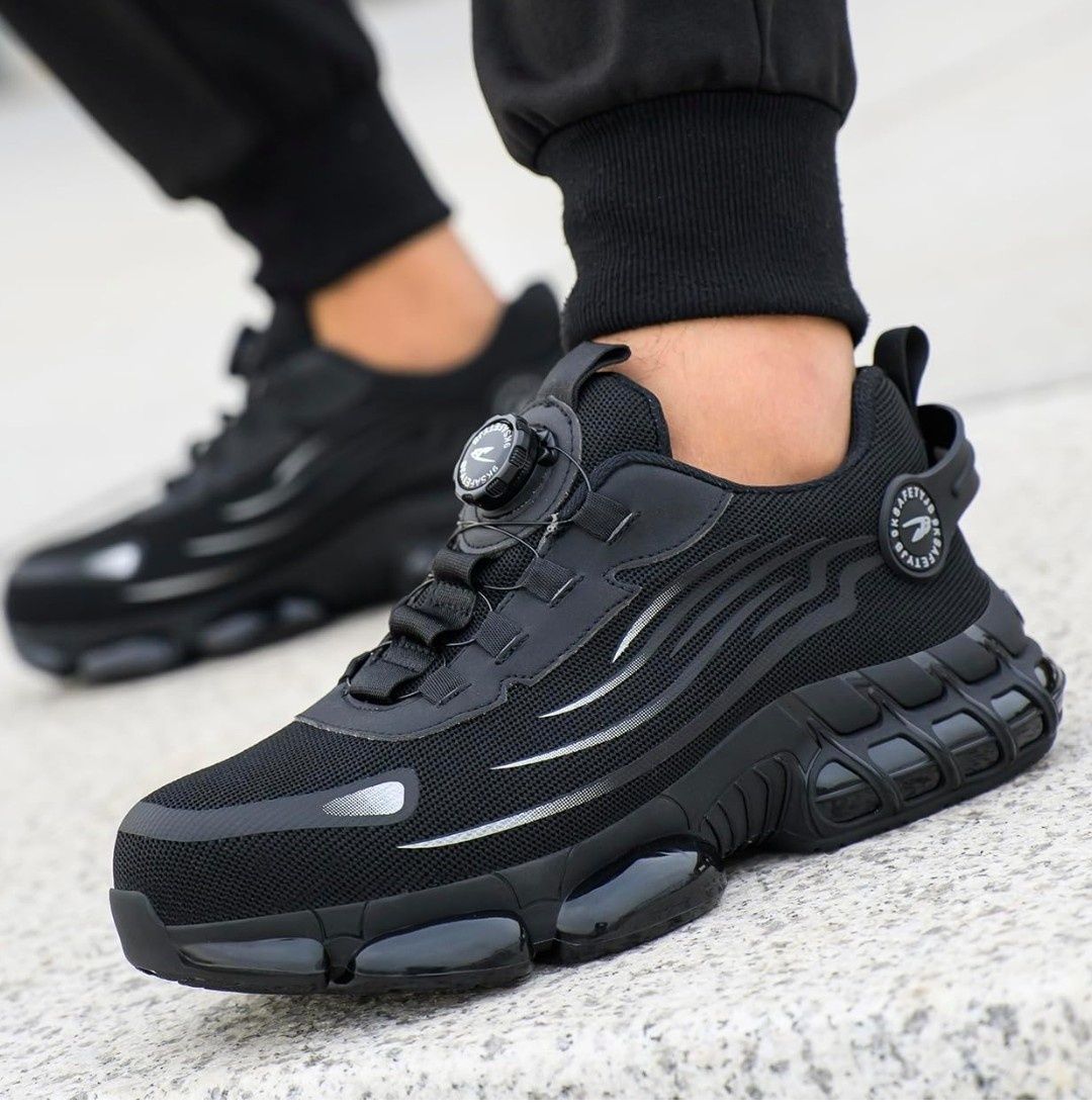 buty robocze, lekkie trendy, z pokrętłem, buty ochronne, oddychające