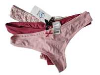 Stringi damskie rozmiar S 3-pak