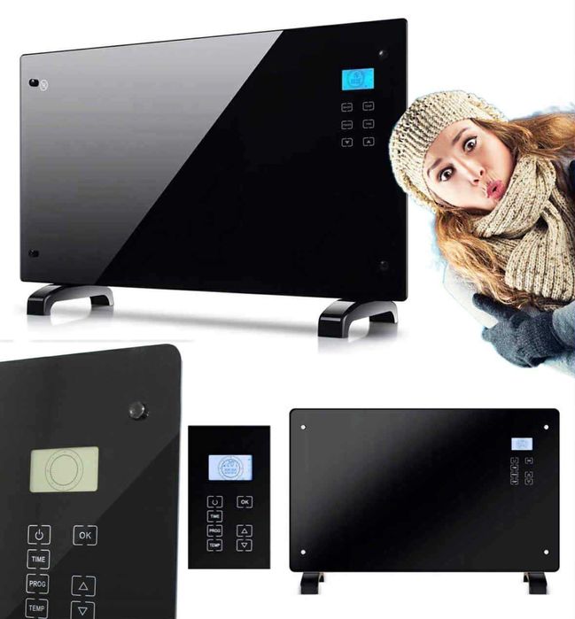 GRZEJNIK Heltes ELEKTRYCZNY+termostat Lcd grzejnik do domów 3 programy