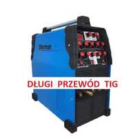 Spawarka Sherman TIG 210 AC/DC Puls DŁUGIE PRZEWODY aluminium 200A