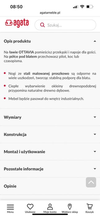 Ława  kawowa ottavia