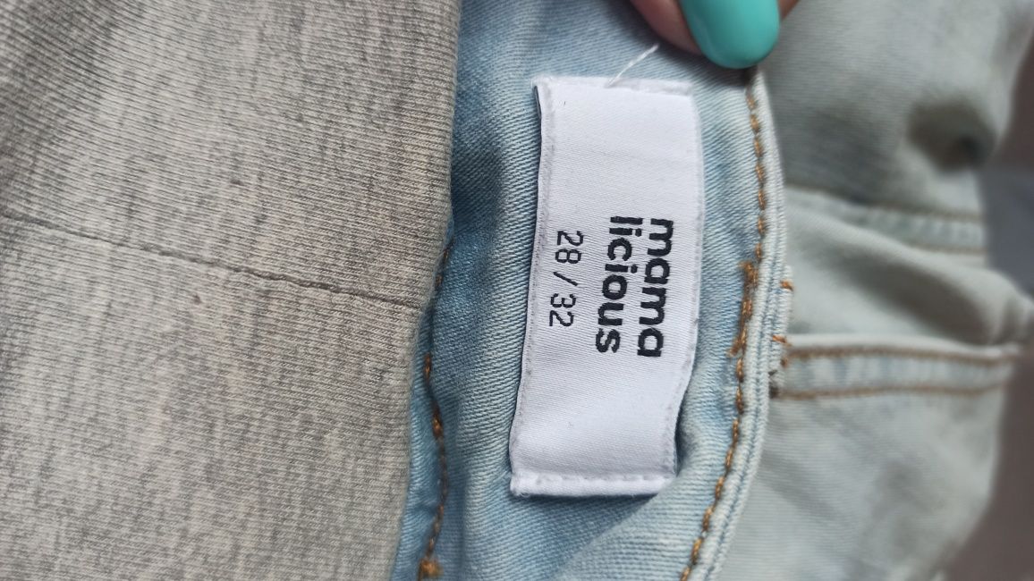 Spodnie ciążowe jeans mamaliclous
