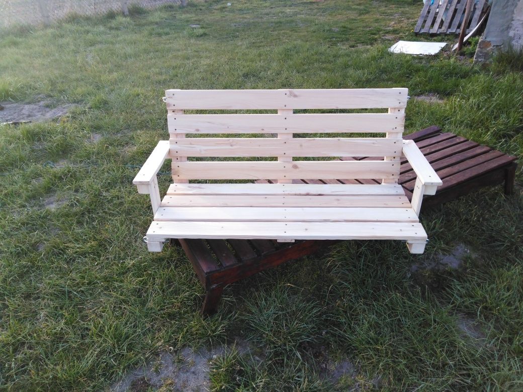 Siedzisko do huśtawki ogrodowa , huśtawka drewniana. 120 cm