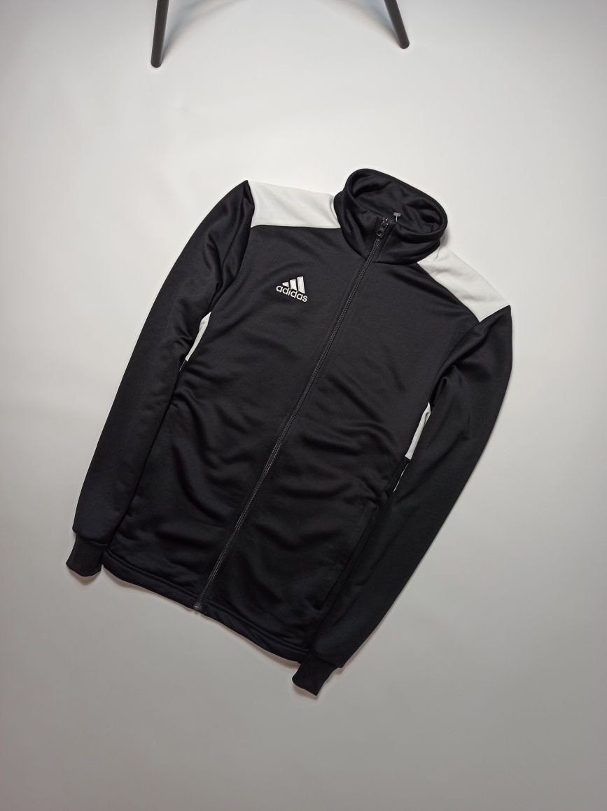 Кофта олимпийка спортивная мужская черная Adidas Размер - S