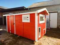 Kurnik dla kur, kaczek, gęsi 500x200x210h Ocieplany od WoodStuff