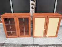 2 x szafka kuchenna witryna wisząca meble kuchenne 80 x 31 x 73