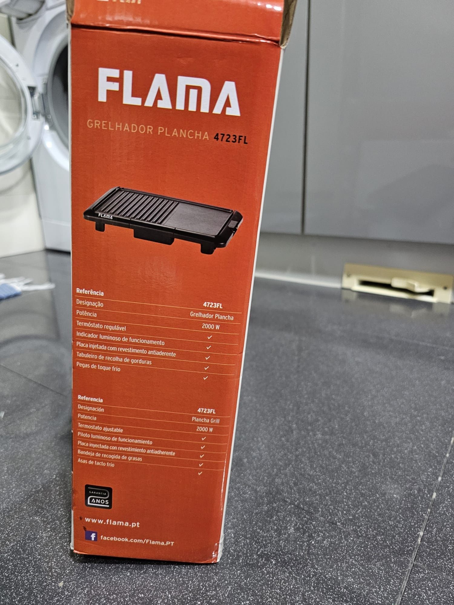 Grelhador elétrico Flama