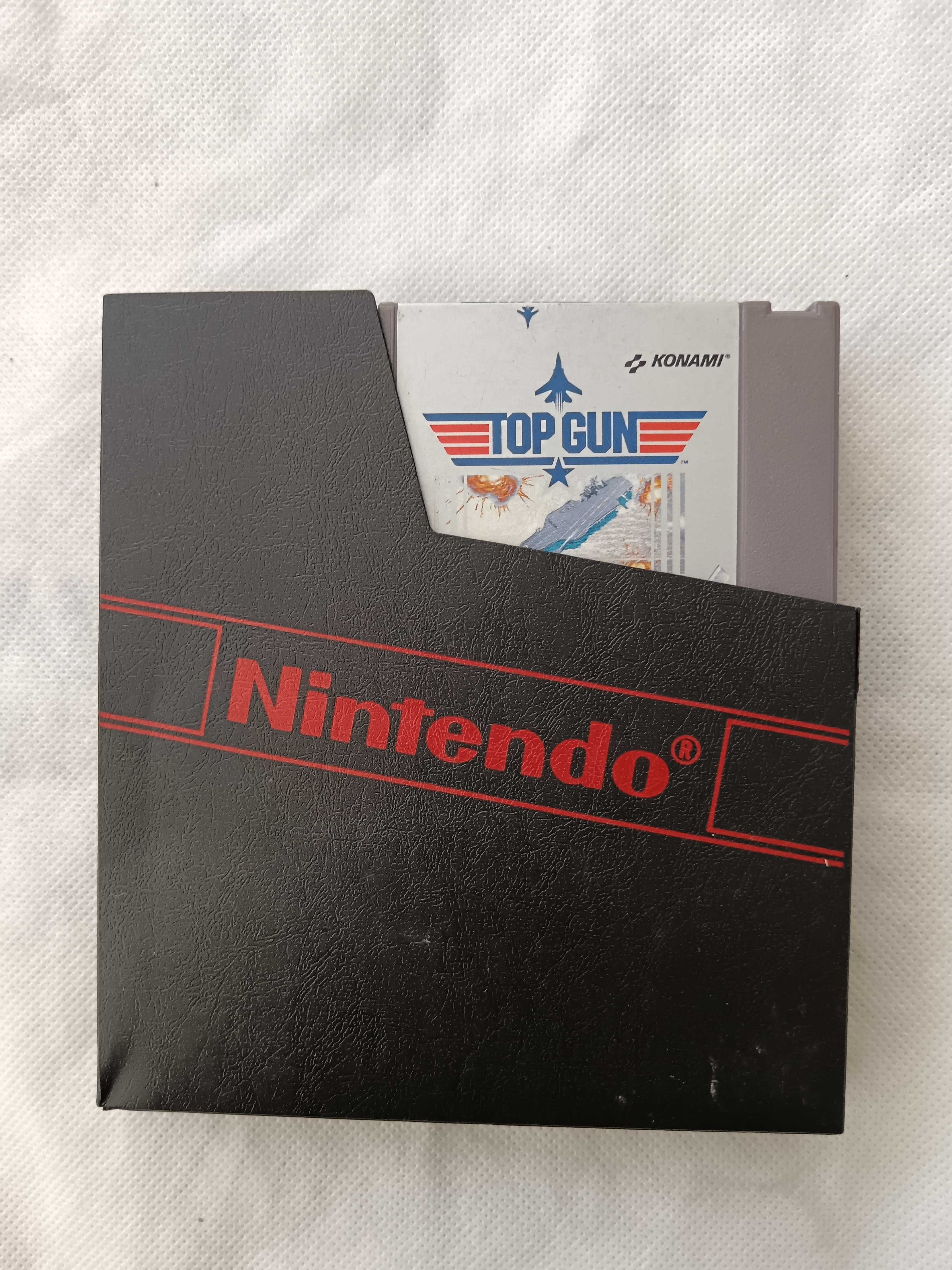 Top Gun [NES, 1988] Loose With Nintendo Cover - Authentic
