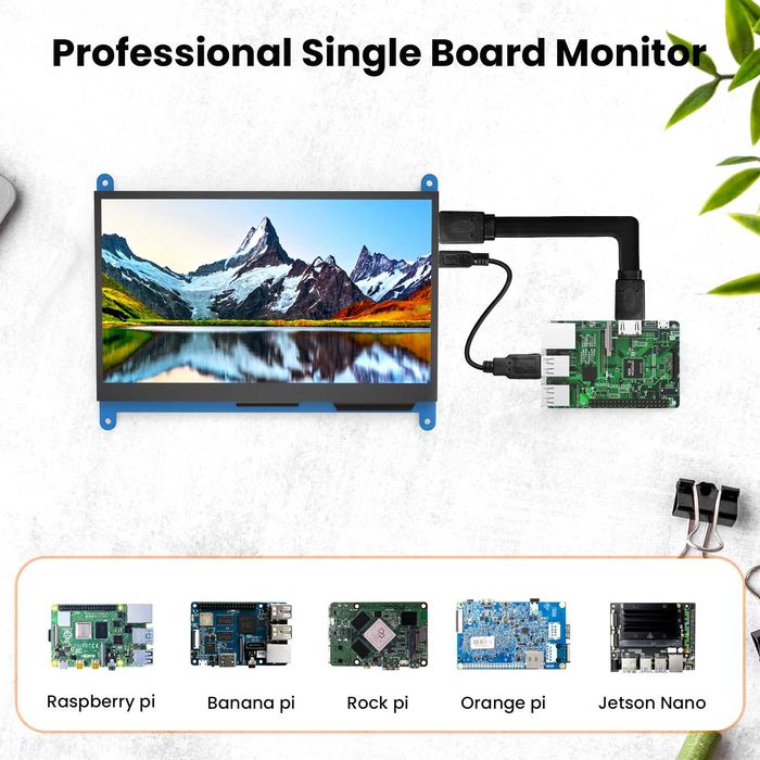 Монітор сенсорний портативний 7" IPS [1024 x 600p]