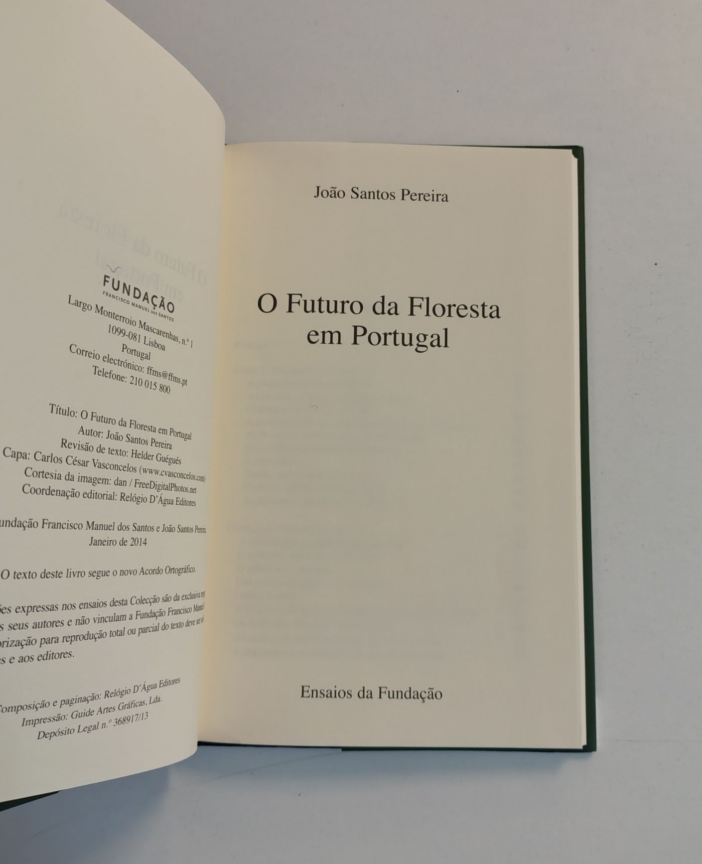 Futuro da Floresta em Portugal, de João Santos Pereira