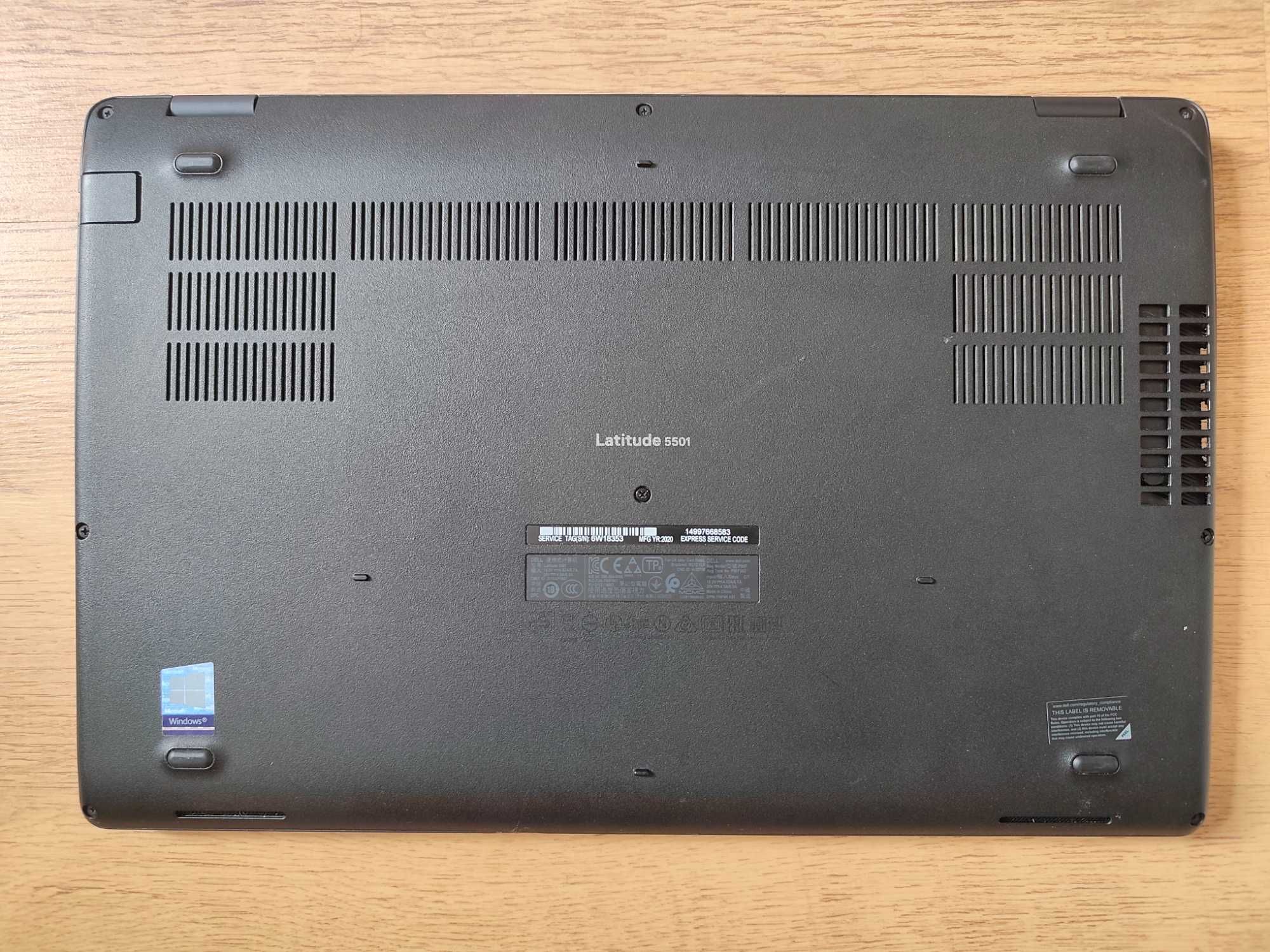 Dell Latitude 5501 / i5-9400Н / 256Gb SSD / 16Gb DDR4 /15,6" IPS TOUCH