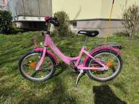 Rezerwacja Rower dziecięcy dziewczęcy dla dziewczynki różowy Puki 18