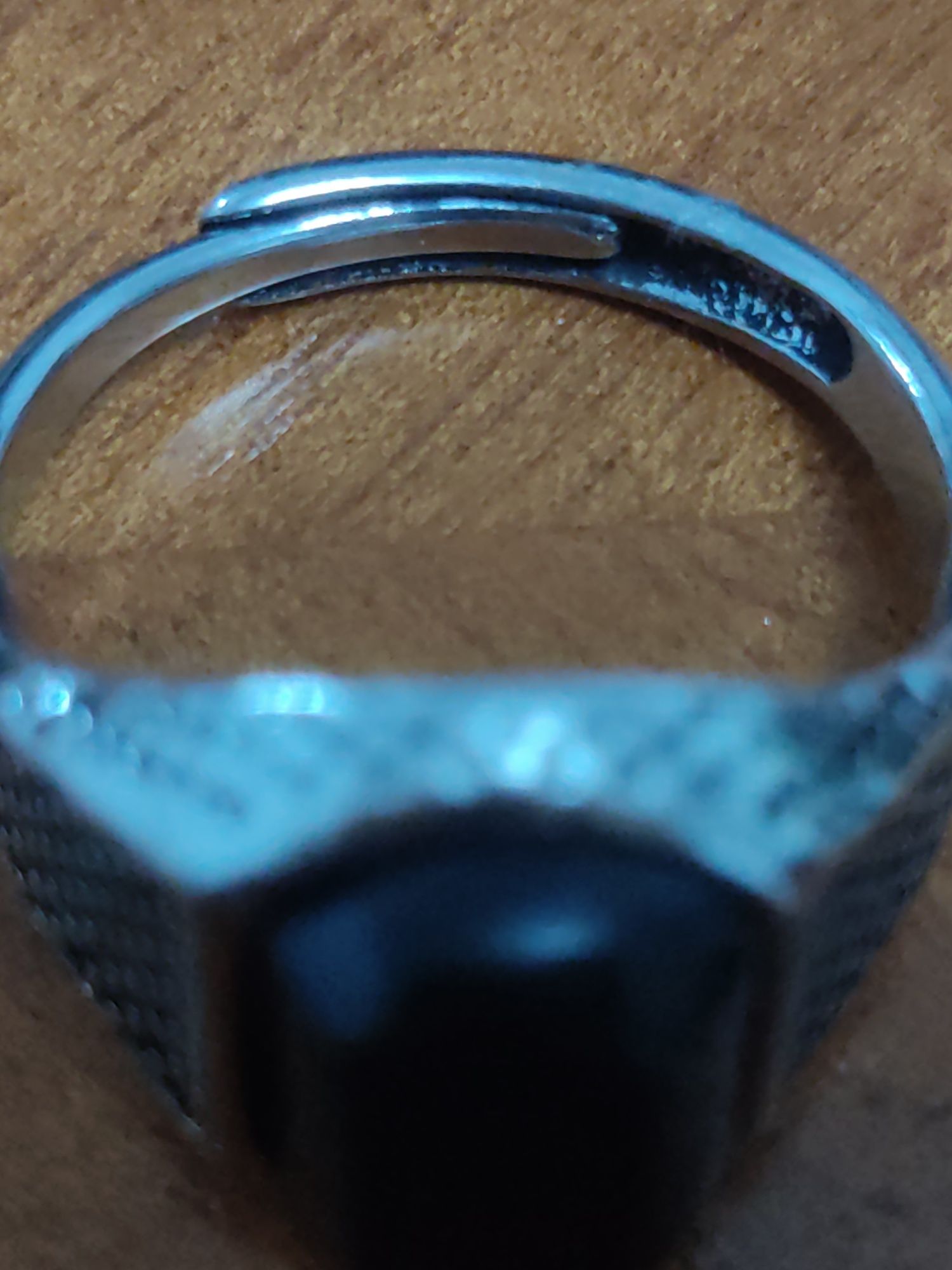 Anel Vintage Ágata Preta