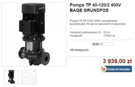 Pompa GRUNDFOS TP 40-120/2