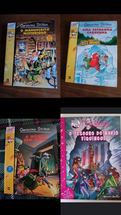 Livros Geronimo e Tea Stilton