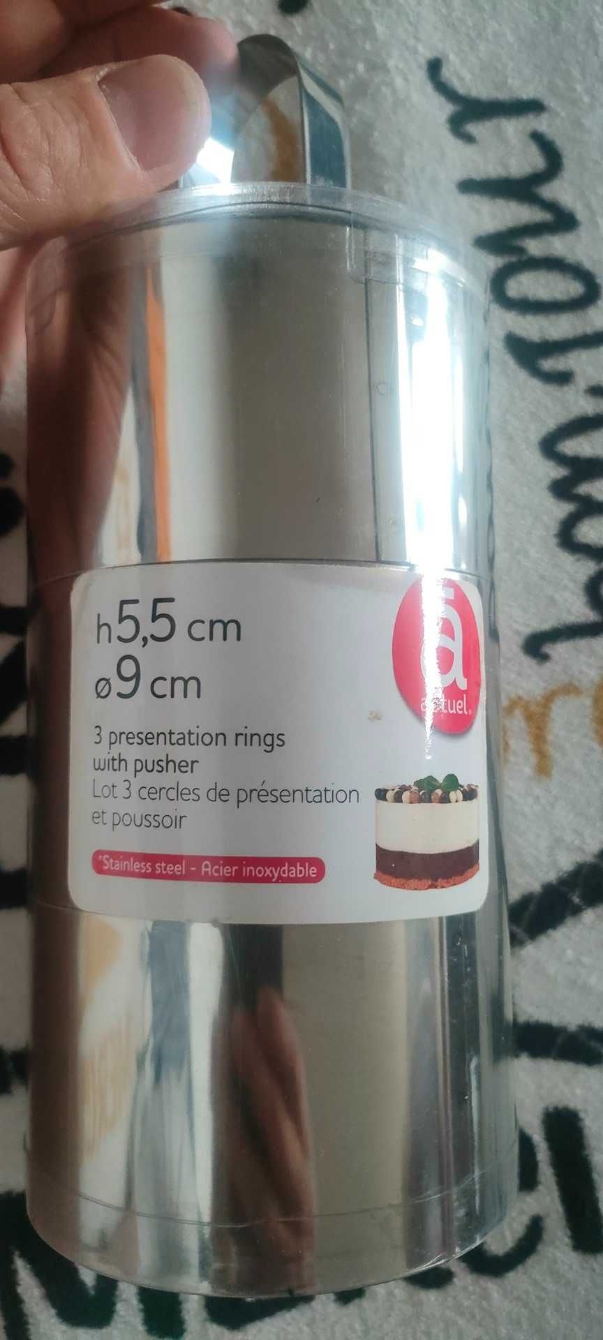 foremka ze stali nierdzewnej  do dań, burgerów, wykrojnik