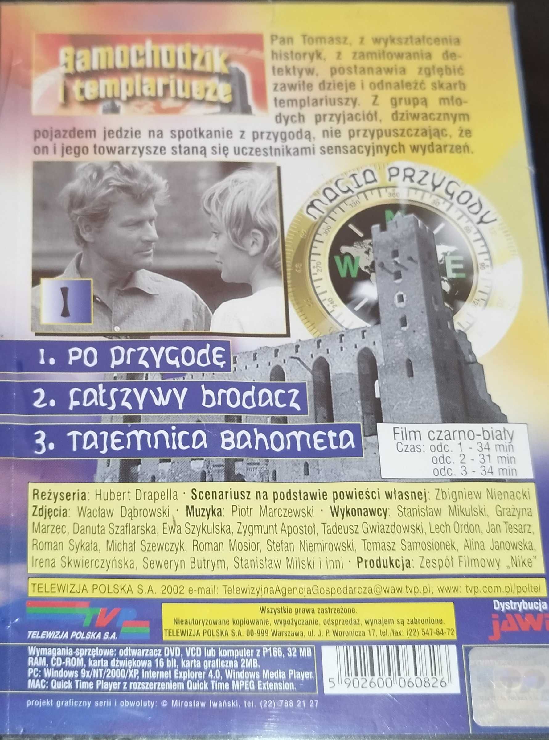 Film Samochodzik i Templariusze VCD Pan Samochodzik 5 odc.