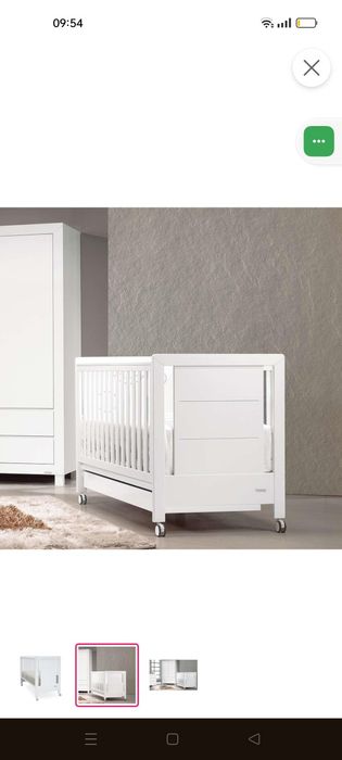 Trama Cama Co-Sleeping Inova Branco Mate