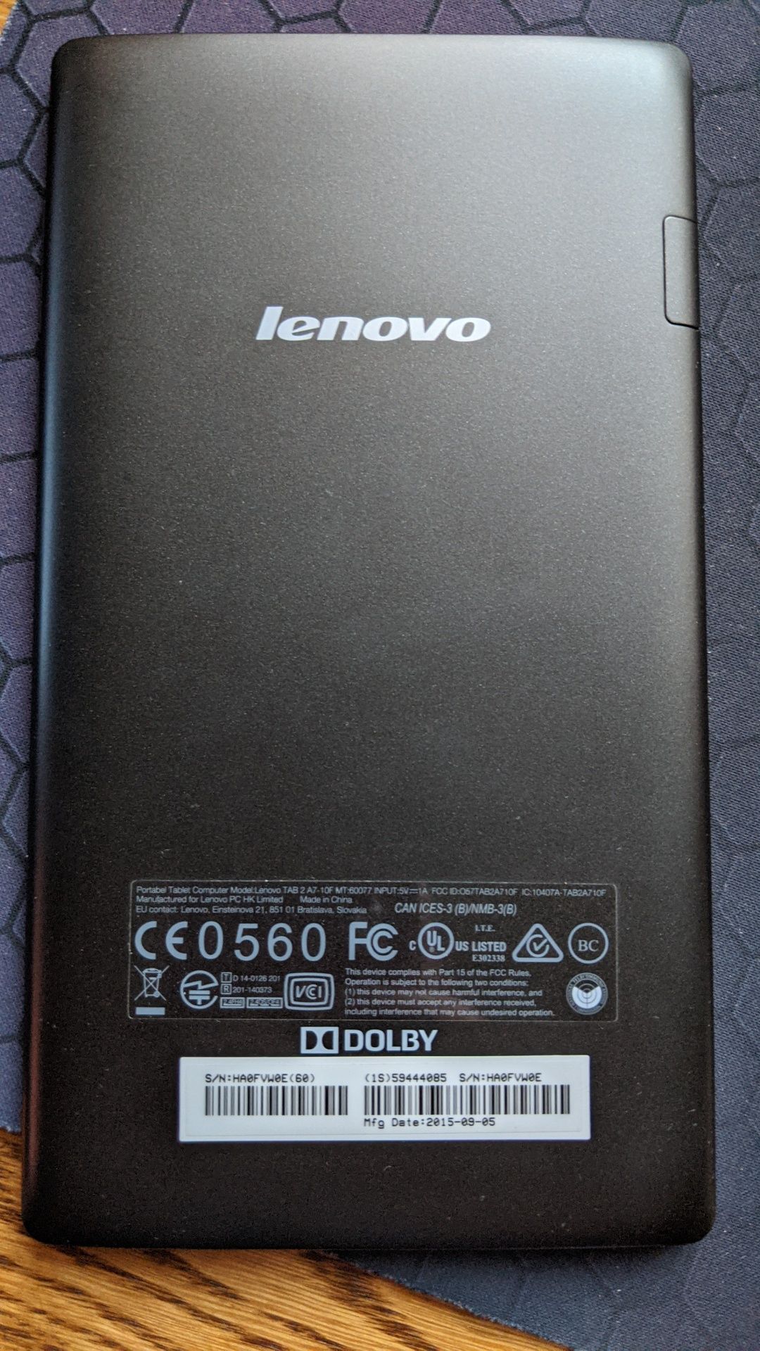 Tablet Lenovo TAB 2 A7 10