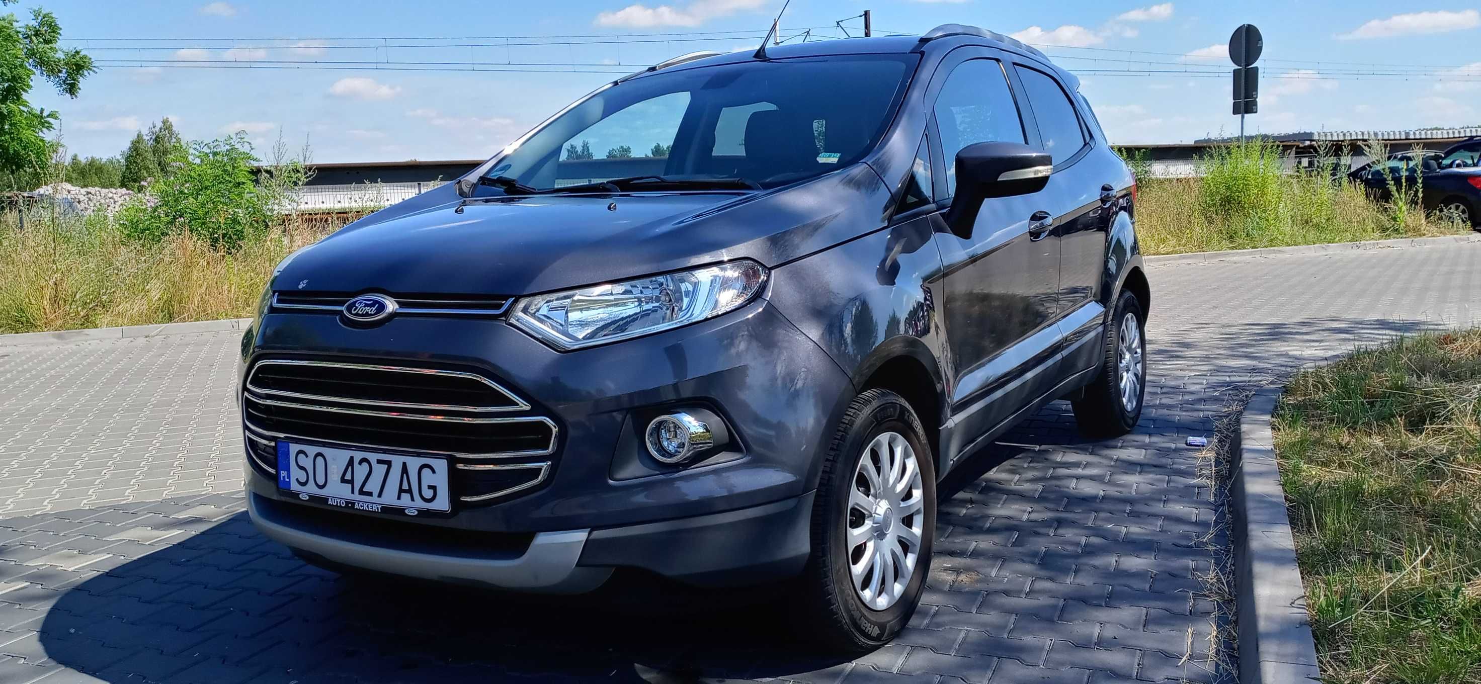 Ford EcoSport TITANIUM Zadbany LED Parktronic Keyless Sync Klimatronic