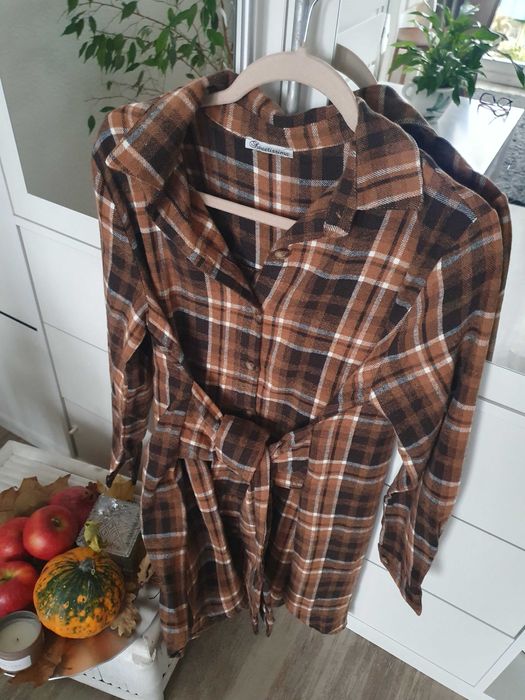 Przepiękna Włoska koszula , krata . Polecam