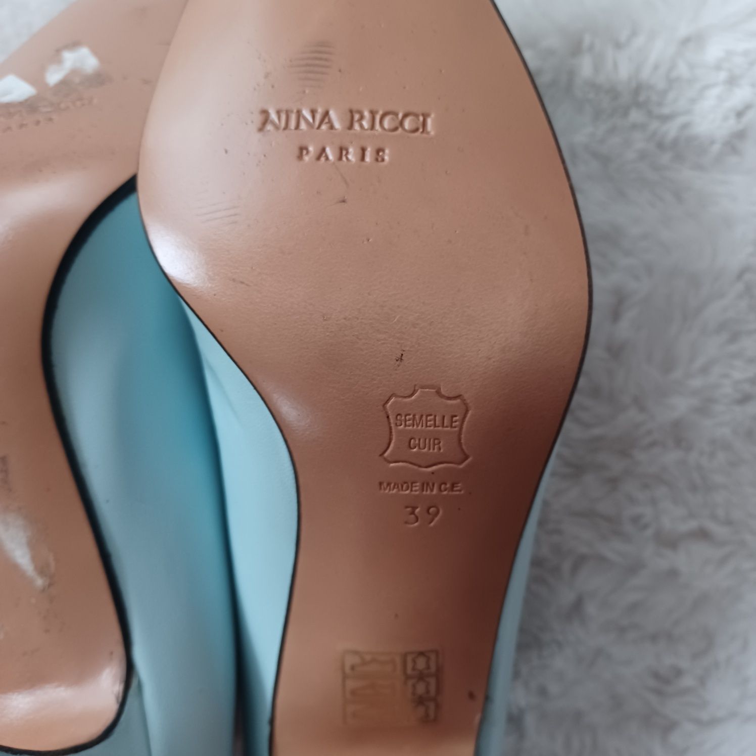 Buty firmy Nina Ricci Paris Haute Couture nowe 39/-85%