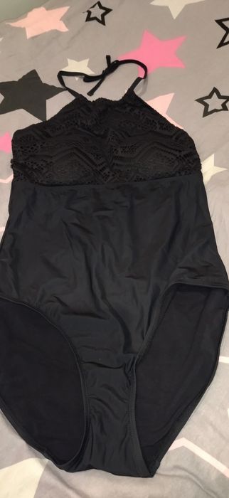 Nowy czarny strój kąpielowy Bonprix 44r