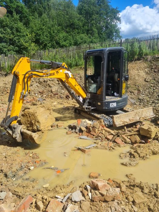 Usługi minikoparką,koparka prace ziemne