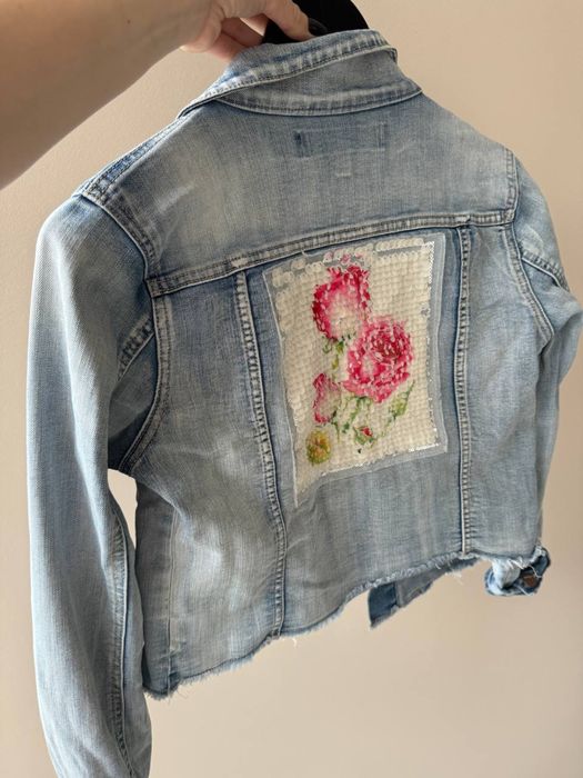 Джинсова куртка, жіноча