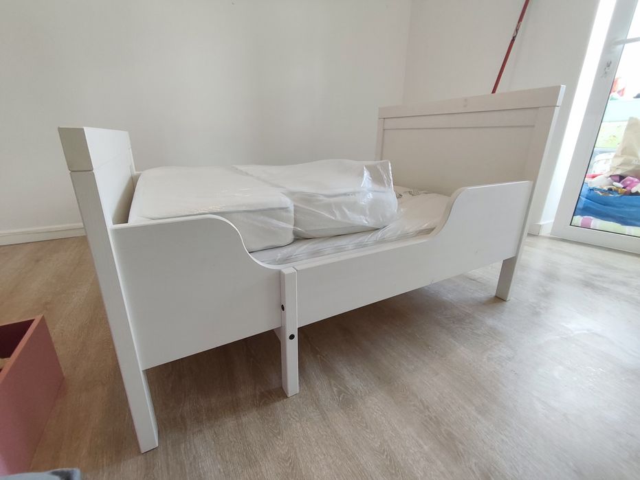 Cama Sundvik IKEA+ colchão extensível
