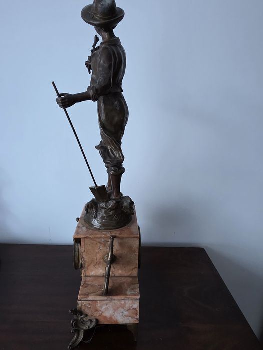 Piękny stary zegar kominkowy !!