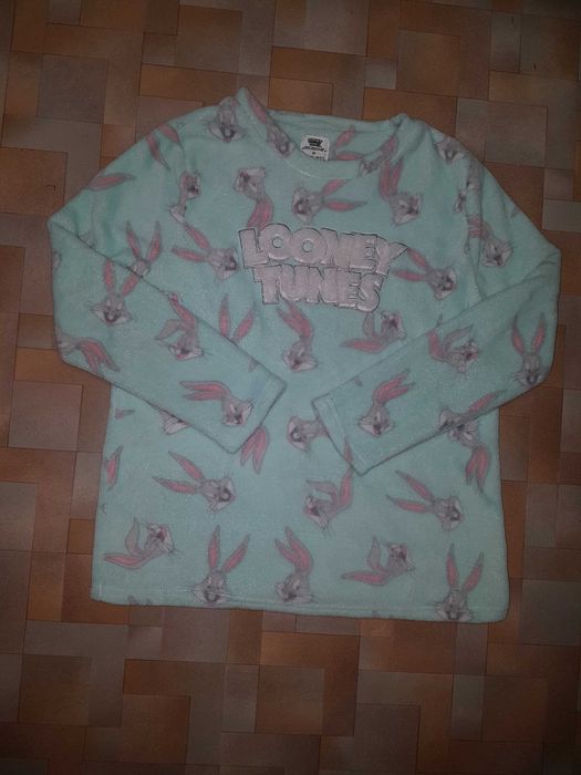 Мега теплый, пушистый комплект Primark, пижама Looney Tunes, плюш М р