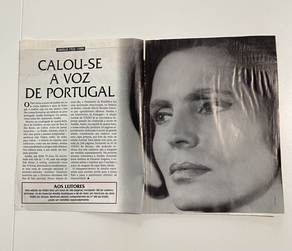 Revistas Amália Rodrigues - O Século Ilustrado / Visão