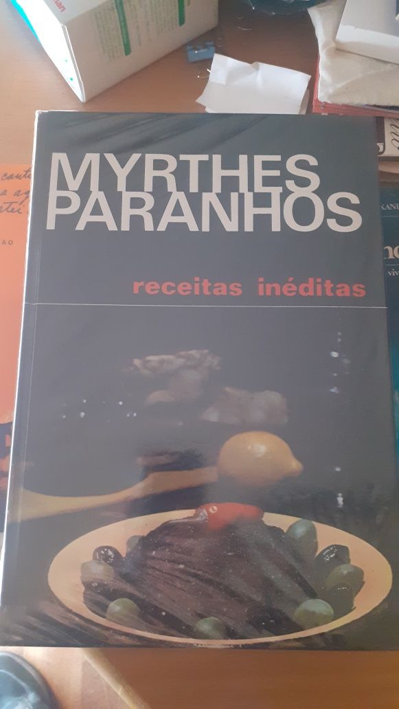 Receitas inéditas Myrthes Paranhos livro 1970 culinária