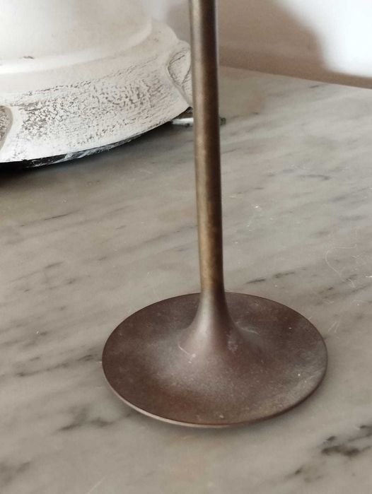 Conjunto 3 Castiçais Metal Antigo