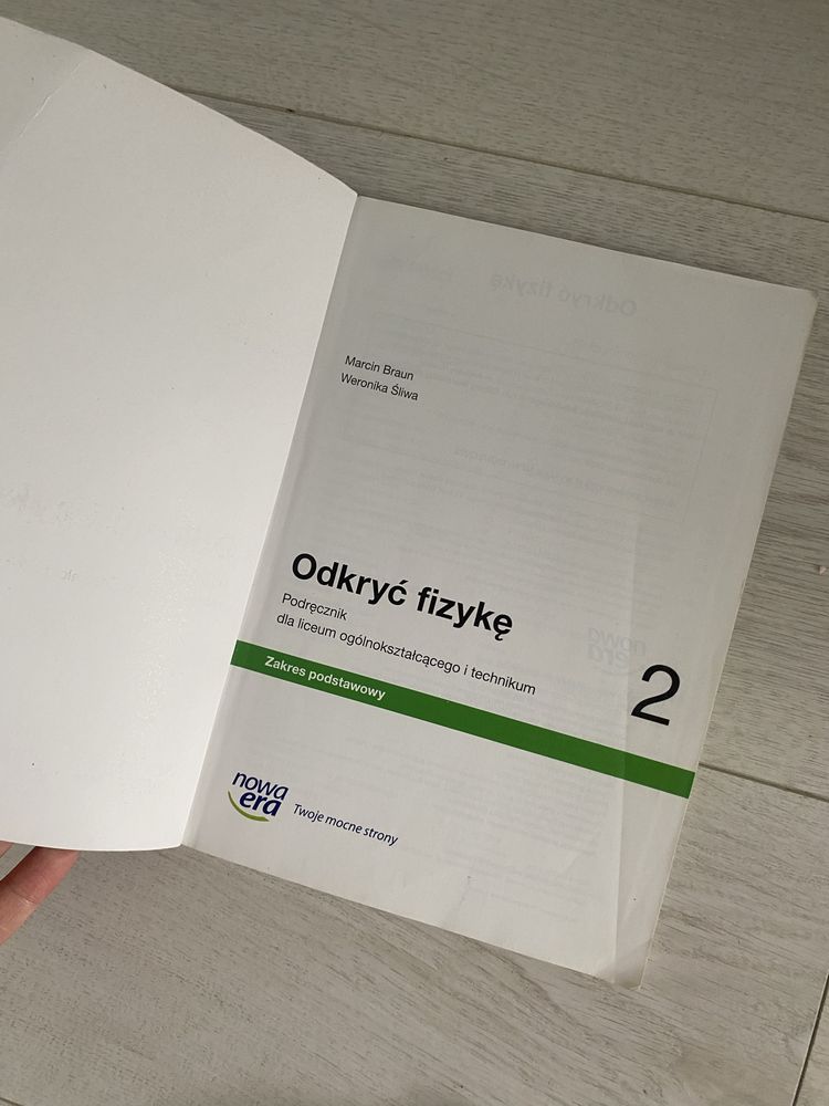 Podręcznik odkryc fizyke 2 nowa era podstawa
